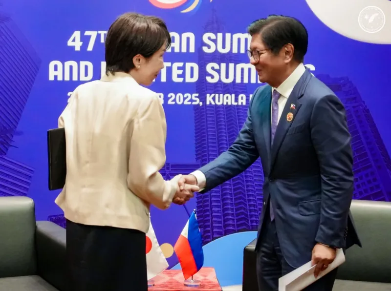 Marcos Jr. abordera sécurité et coercition avec la PM japonaise Takaichi