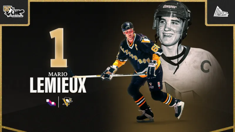 Mario Lemieux en tête du Top 50 de la LCH