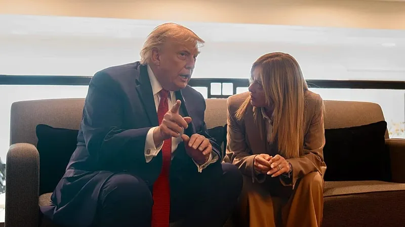 Meloni dément l'affirmation de Trump selon laquelle elle a 'supplié' pour une photo