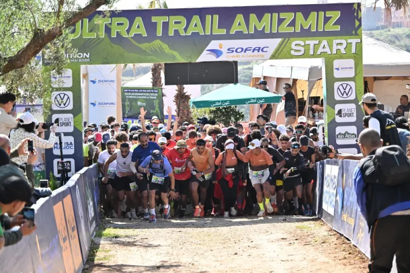 Les Marocains dominent la 8e édition de l'Ultra Trail Amizmiz