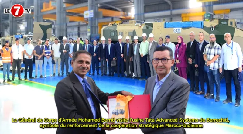 Moroccan General Visits Tata Aerospace Plant in Berrechid
