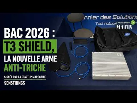 La startup marocaine SensThings dévoile T3 Shield anti-triche pour le Bac 2026