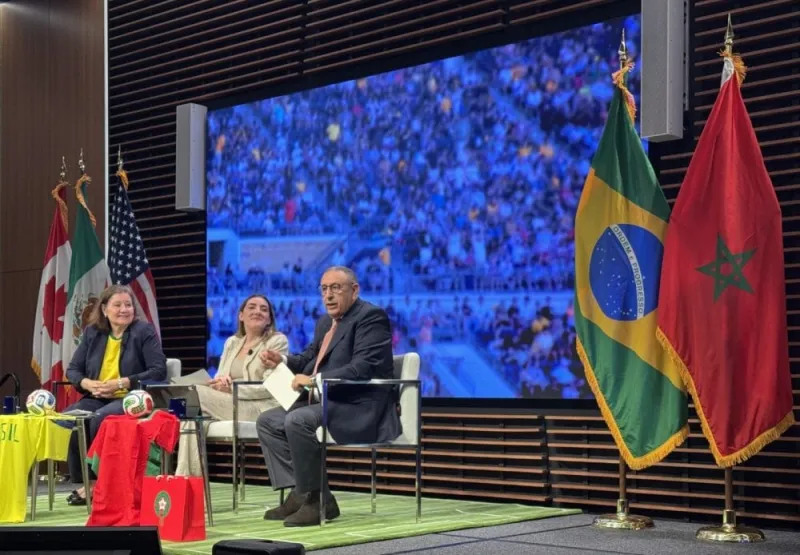 Les ambassadeurs du Maroc et du Brésil unis pour le football
