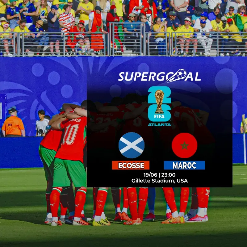 Le Maroc affronte l'Écosse dans un match crucial de la Coupe du Monde 2026