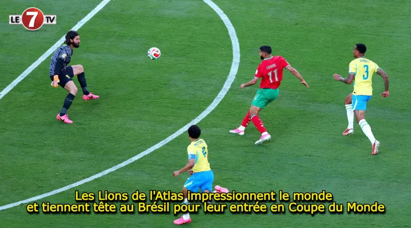 Le Maroc accroche le Brésil pour son entrée en Coupe du Monde