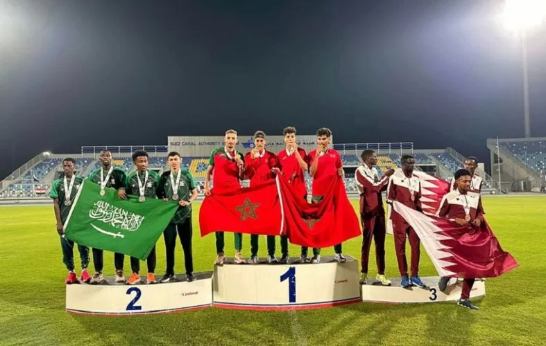 Le Maroc en tête du tableau des médailles des championnats arabes U20 d'athlétisme