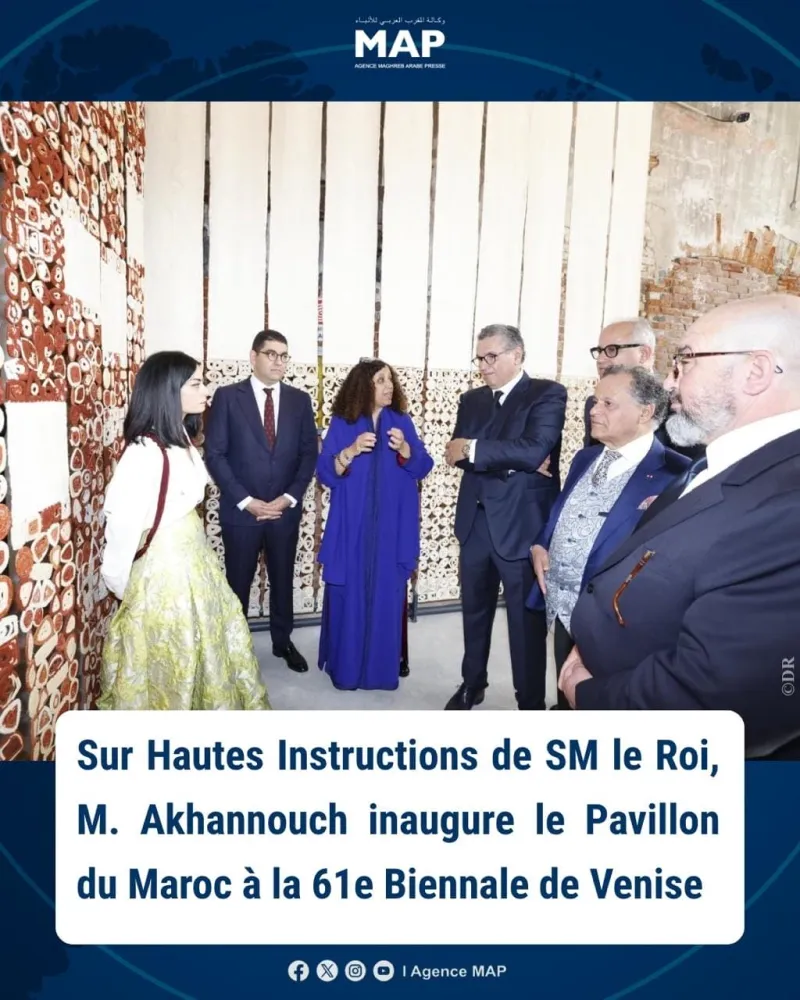 Inauguration du Pavillon Maroc à la Biennale de Venise