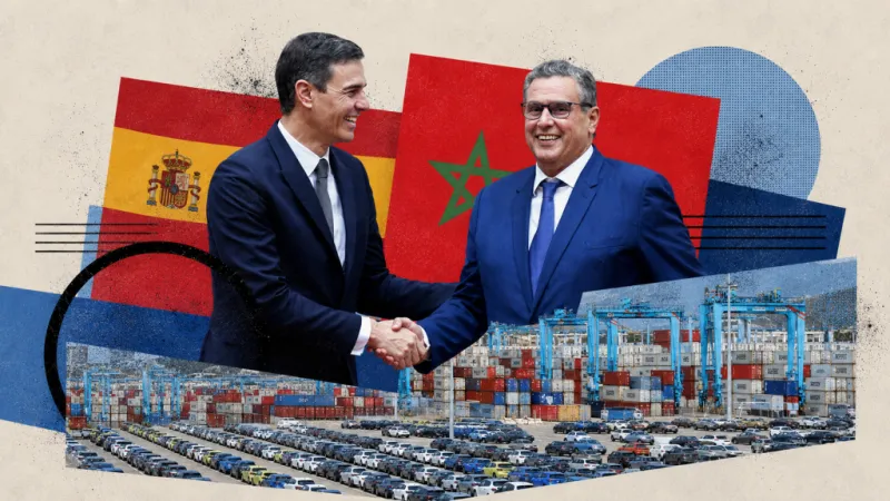 Commerce Maroc-Espagne à 7,9 Md€ en quatre mois