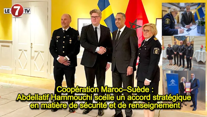 Maroc et Suède signent un accord de coopération sécuritaire
