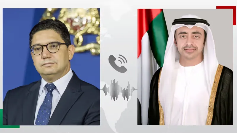 Maroc-EAU : Bourita et Abdallah ben Zayed examinent les questions régionales