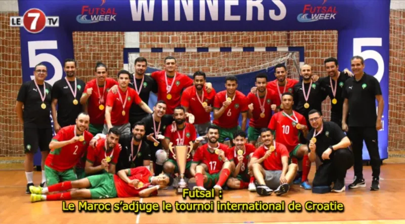 Le Maroc remporte le tournoi international de futsal en Croatie