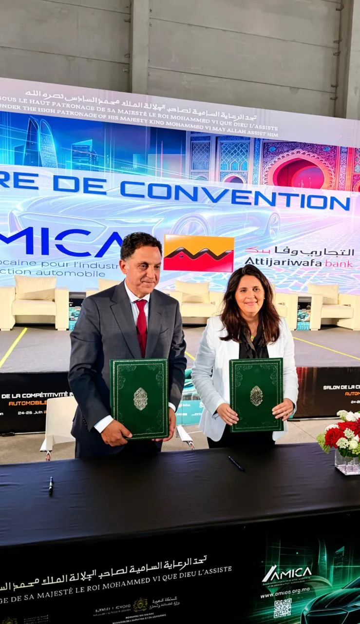 Attijariwafa bank et l'AMICA signent un accord automobile