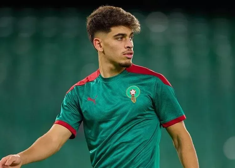Ezzalzouli du Maroc blessé lors du match de Coupe du monde contre la Norvège