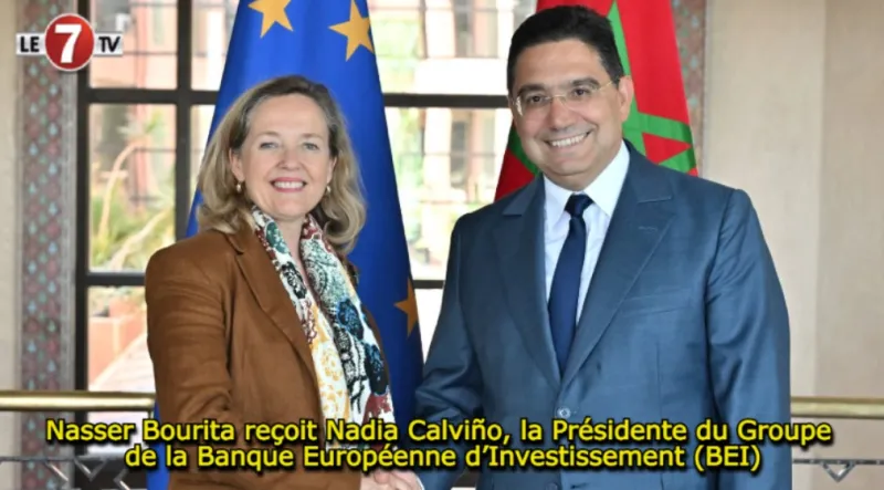 Le chef de la diplomatie marocaine reçoit Nadia Calviño, présidente de la BEI