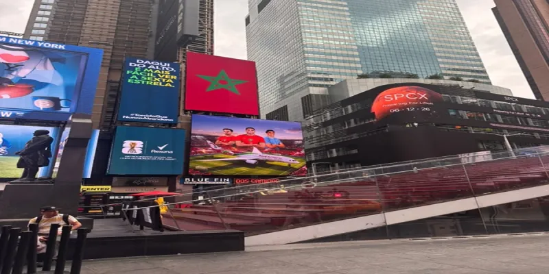 Le Maroc illumine Times Square pour le Mondial