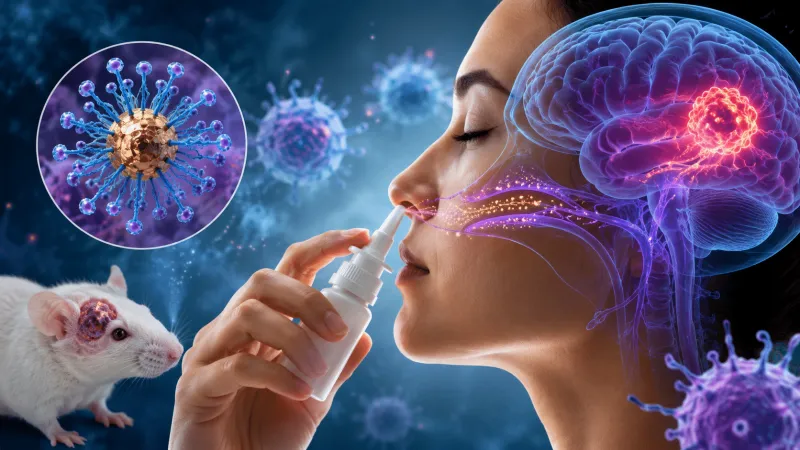 Un spray nasal prometteur contre le cancer du cerveau