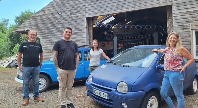 Near Brest, volunteers restore cars for charity raids