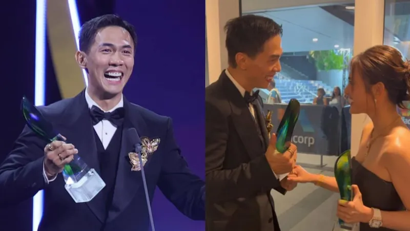 Nick Teo et Hong Ling remportent les Star Awards, Teo a voté pour lui-même