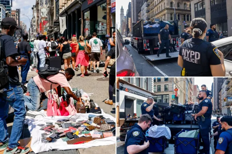 Descente de police à Canal Street ; les commerçants sceptiques
