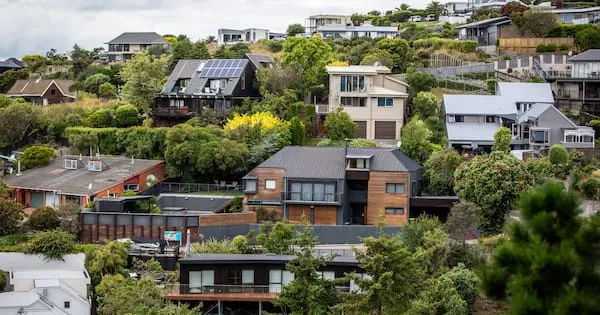 Baisse de 54,7 millions $ des prix immobiliers en NZ