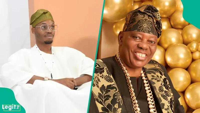 Le fils d'Okoya critiqué pour sa posture de prière