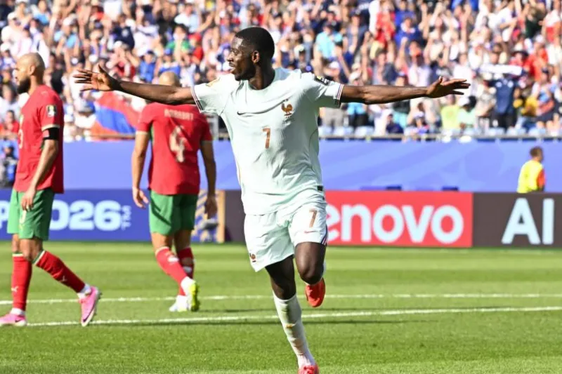 Ousmane Dembélé marque pour la France face au Maroc en Coupe du monde 2026