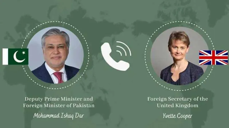 Le Pakistan et le Royaume-Uni discutent de la paix régionale par téléphone