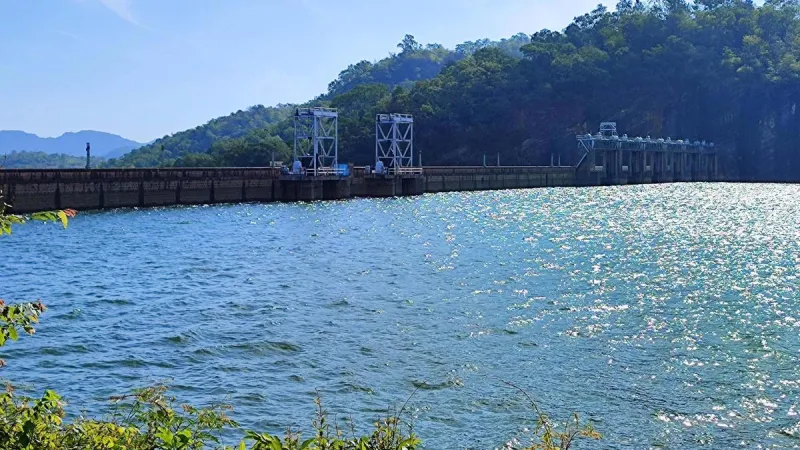 Niveau d'eau du barrage de Papanasam à 44,85 pieds