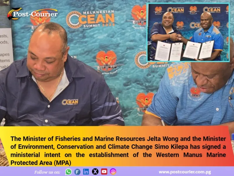 La PNG signe une intention d'AMP pour l'Ouest de Manus
