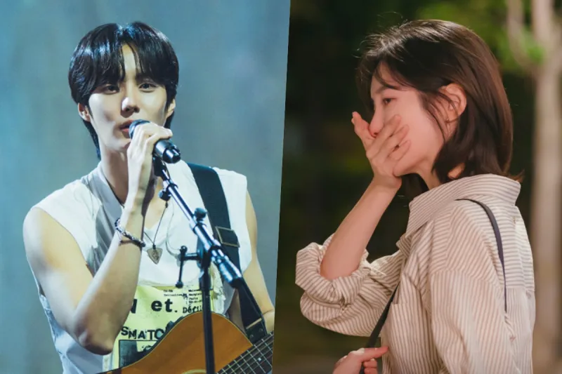 Park Ji Hyun pleure au concert de son ex dans un K-drama