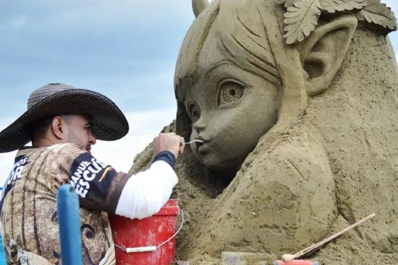 L'exposition de sculptures de sable de Parksville attire près de 120 000 visiteurs