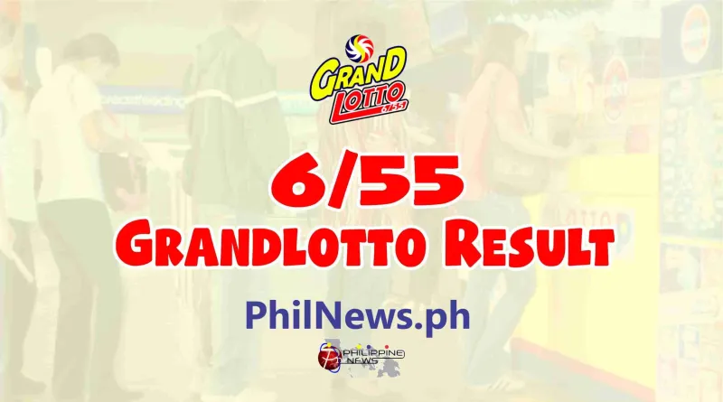 PCSO 6/55 Grand Lotto Draw for September 21, 2026