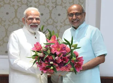 PM Modi souhaite l'anniversaire au VP Radhakrishnan