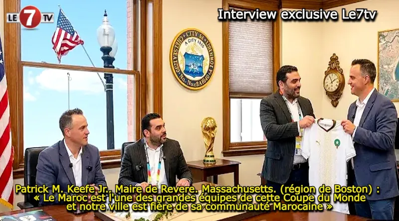 Le maire de Revere salue le Maroc comme une grande équipe de la Coupe du Monde