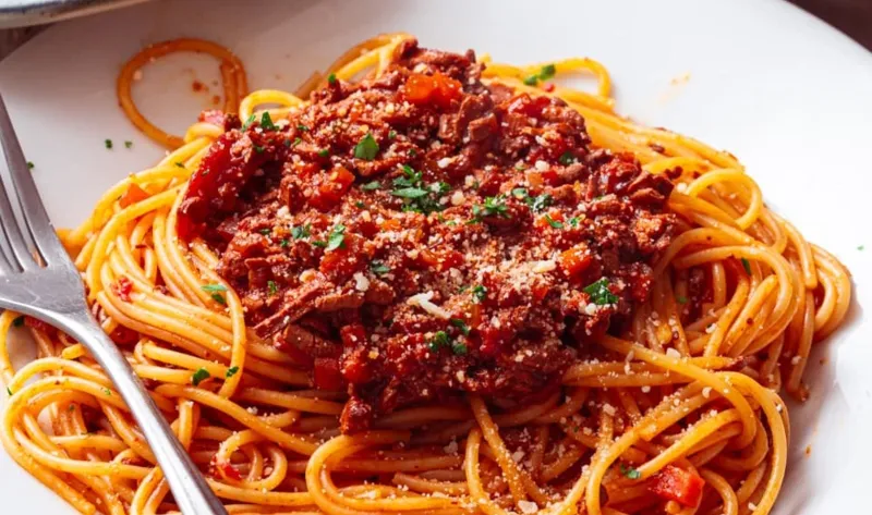 Recette de Bolognese végétalienne riche et vérifiée