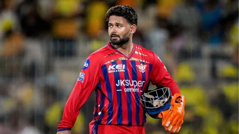 Rishabh Pant quitte le poste de capitaine des LSG après l'IPL 2026