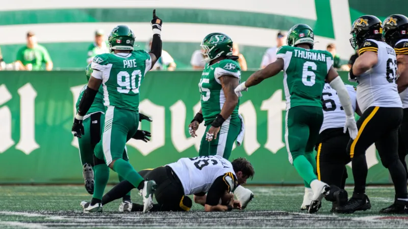 Les Roughriders battent les Tiger-Cats grâce à une solide deuxième mi-temps
