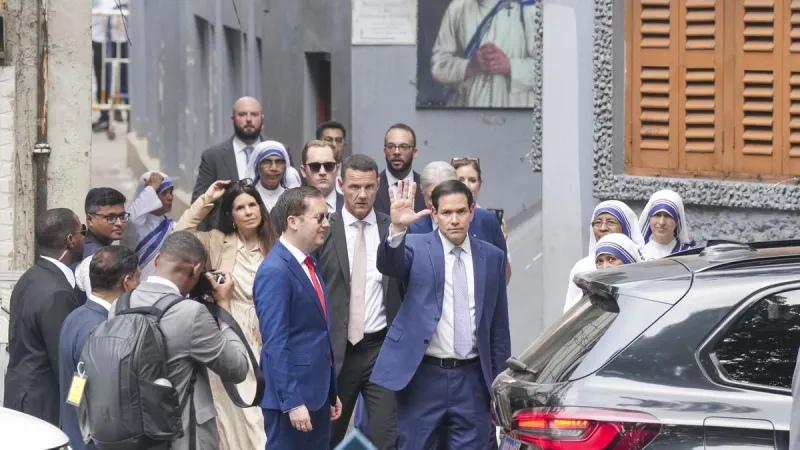 Rubio visite les Missionnaires de la Charité à Kolkata