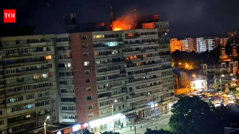 Un drone russe s'écrase sur un immeuble en Roumanie, l'OTAN condamne