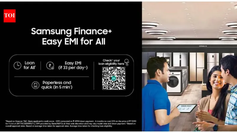 Offres Samsung Finance+ : EMI facile à partir de 33 Rs/jour