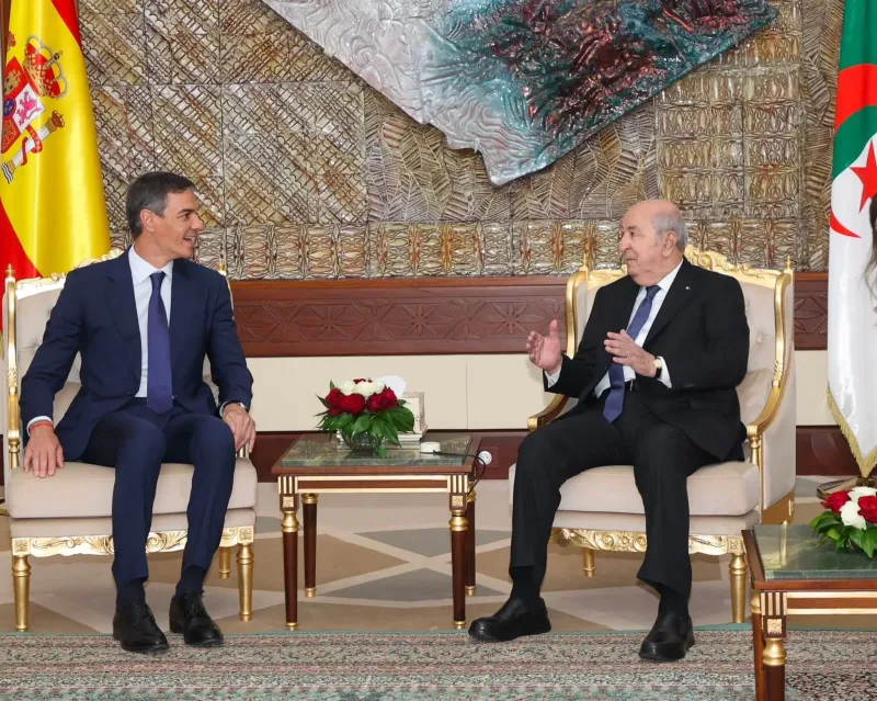Sanchez en Algérie : Tebboune évoque le Sahara, l'Espagne se concentre sur l'énergie