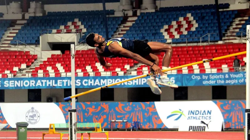 Sarvesh Kushare premier Indien au podium de la Ligue de diamant en saut en hauteur