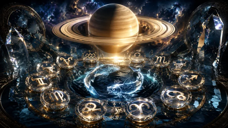 Saturne rétrograde en Poissons : 4 signes face à la réalité