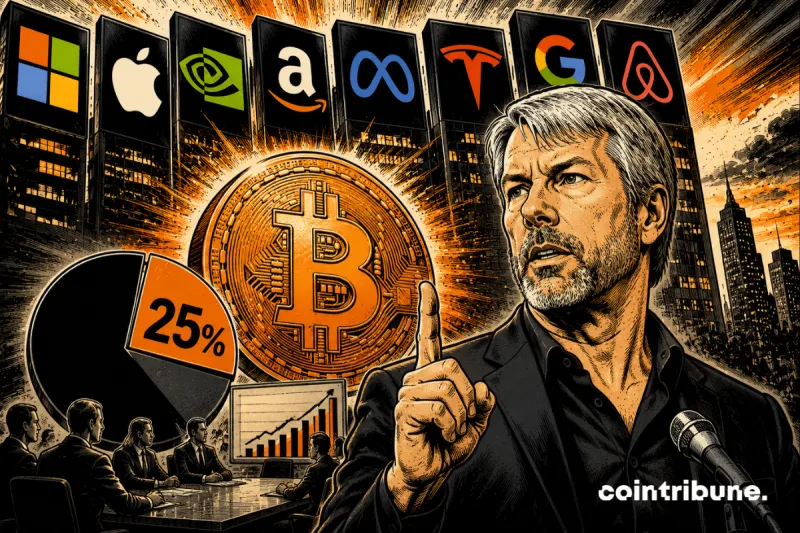 Saylor : 25% des entreprises Mag7 détiennent désormais du Bitcoin