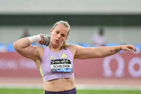 Schilder bat le record de la Ligue de Diamant avec 21,09 m à Shanghai