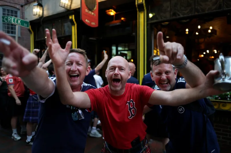 Les supporters écossais conquièrent Boston pendant la Coupe du monde