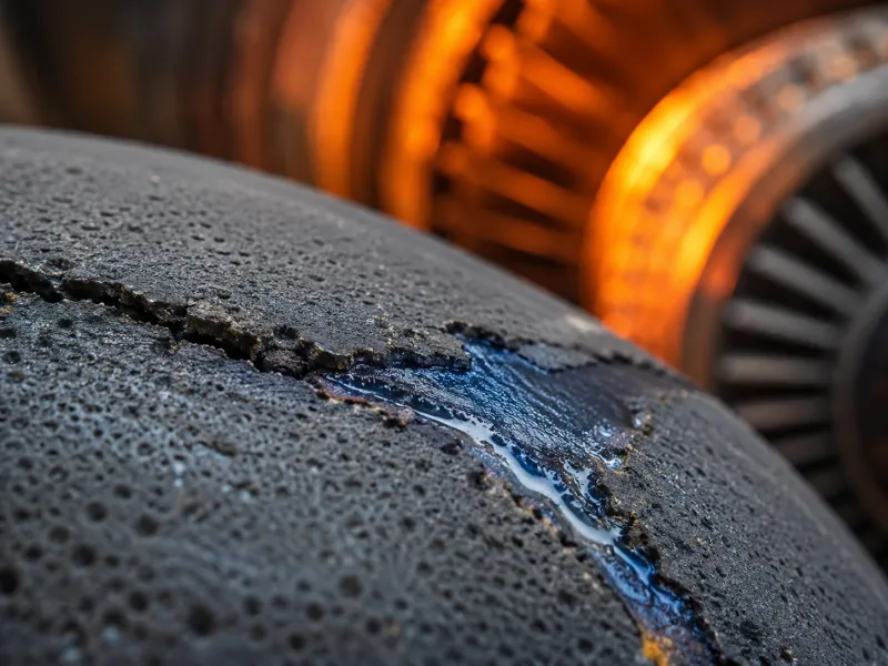 Revêtement céramique auto-réparant scelle les fissures à 800°C