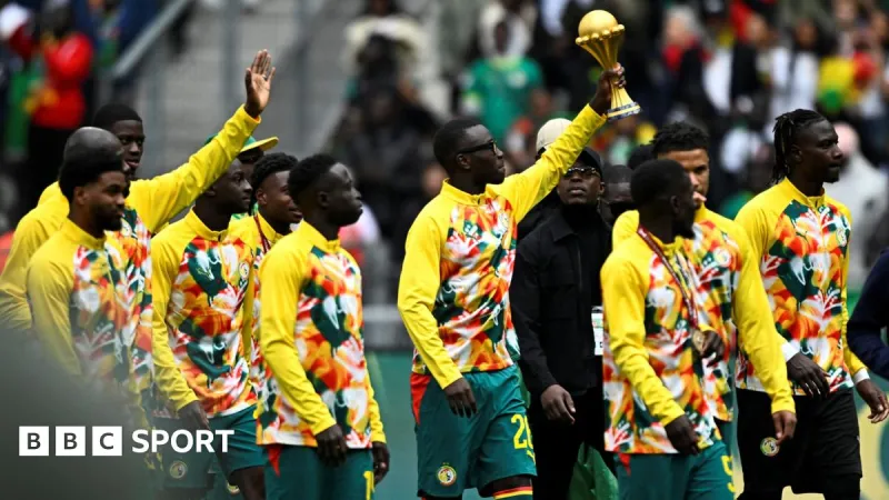 Le Sénégal parade avec le trophée de la CAN malgré la controverse