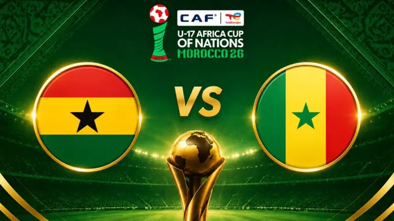 CAN U17 2026 : Sénégal-Ghana en direct