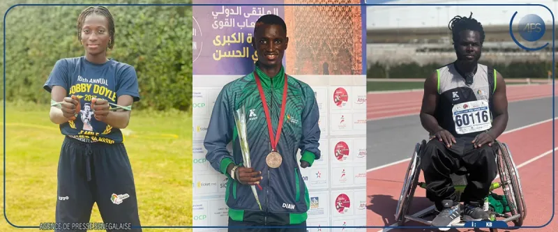 Le Sénégal remporte 3 médailles de bronze au Grand Prix de para-athlétisme de Rabat
